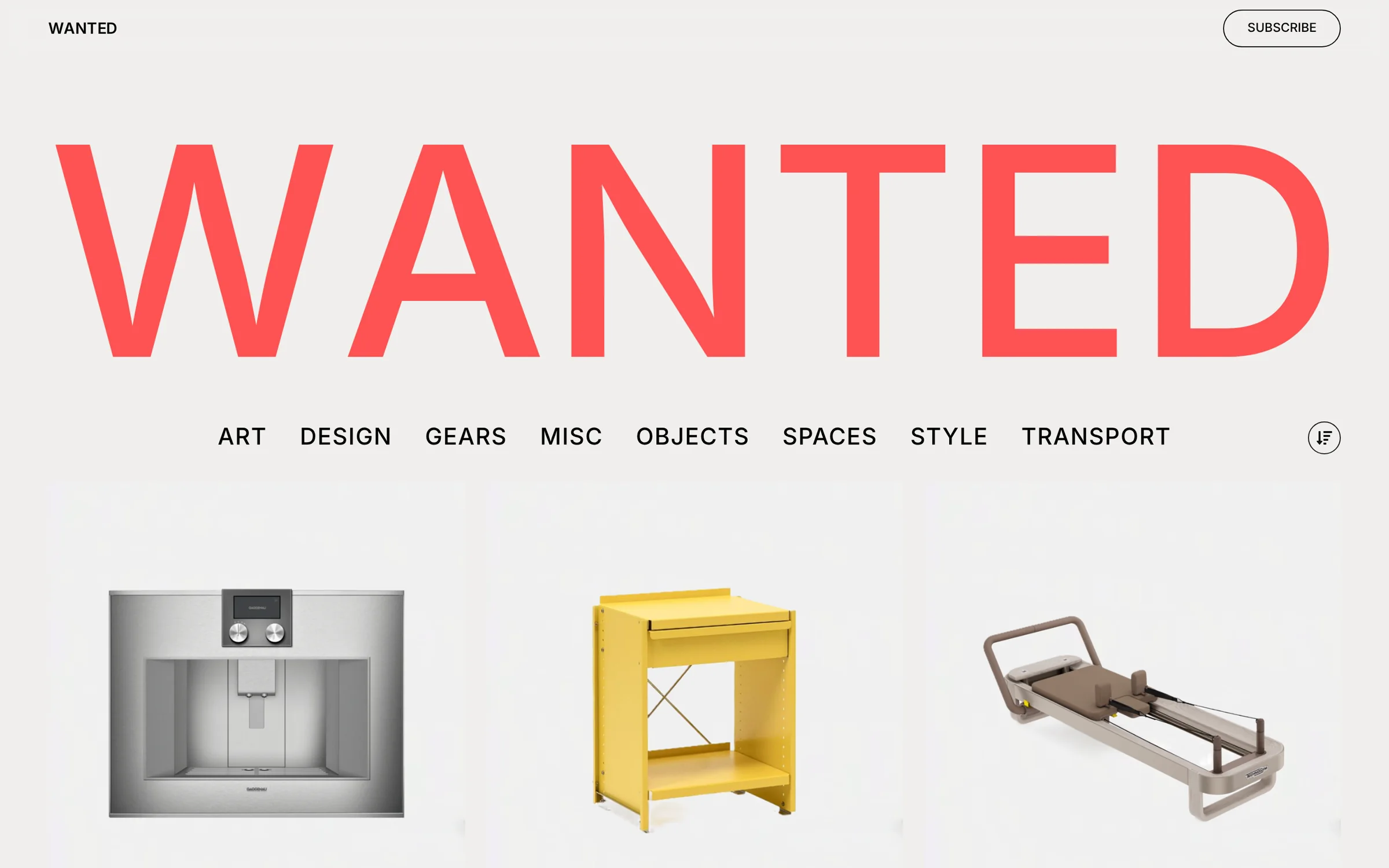 WANTED website design by Zandani Zidan